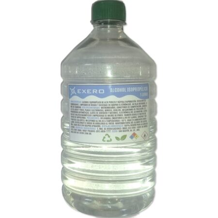 Alcohol Isopropílico 100% Puro Limpieza Profesional 1 Litro