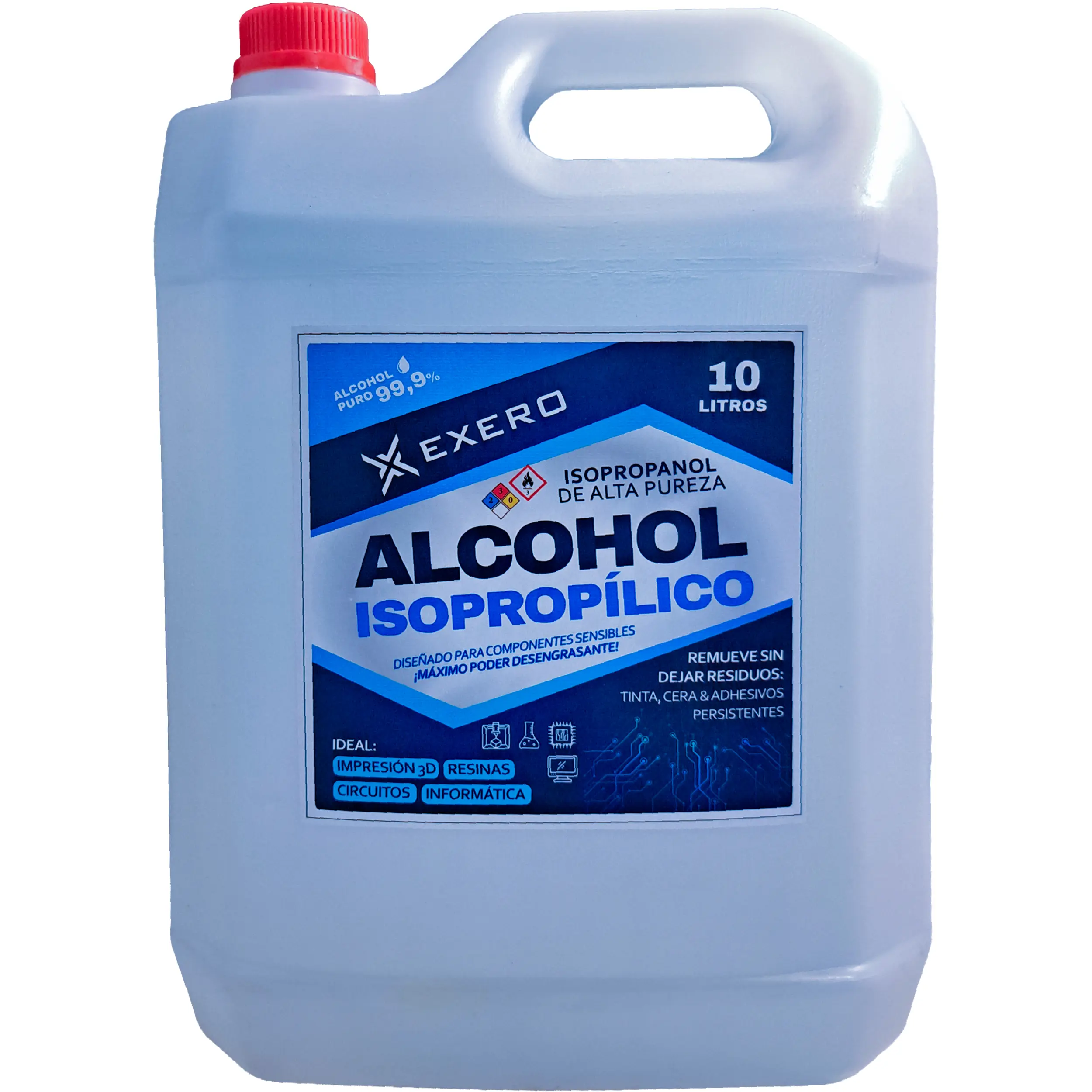 Alcohol Isopropílico 10Lts