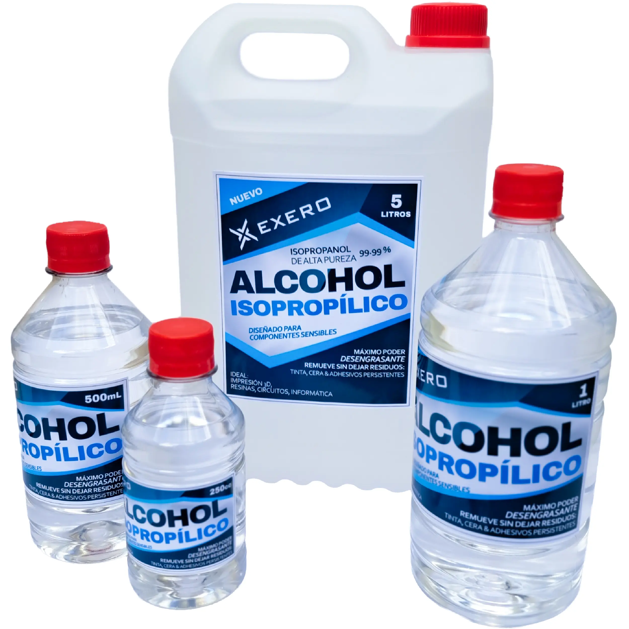 Alcohol Isopropílico Isopropanol Puro 99.99%