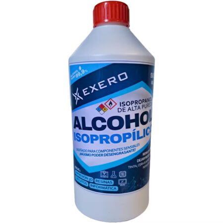 Alcohol Isopropílico Exero 500 mililitros