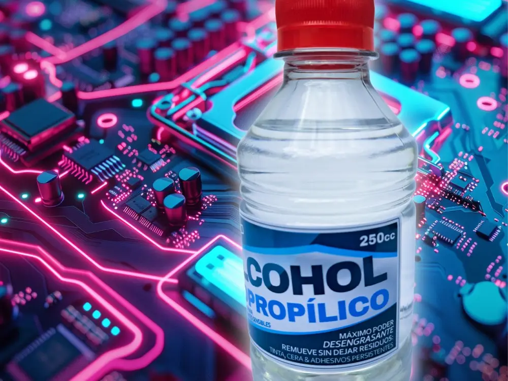 Alcohol isopropílico Exero 250 ml para electrónica